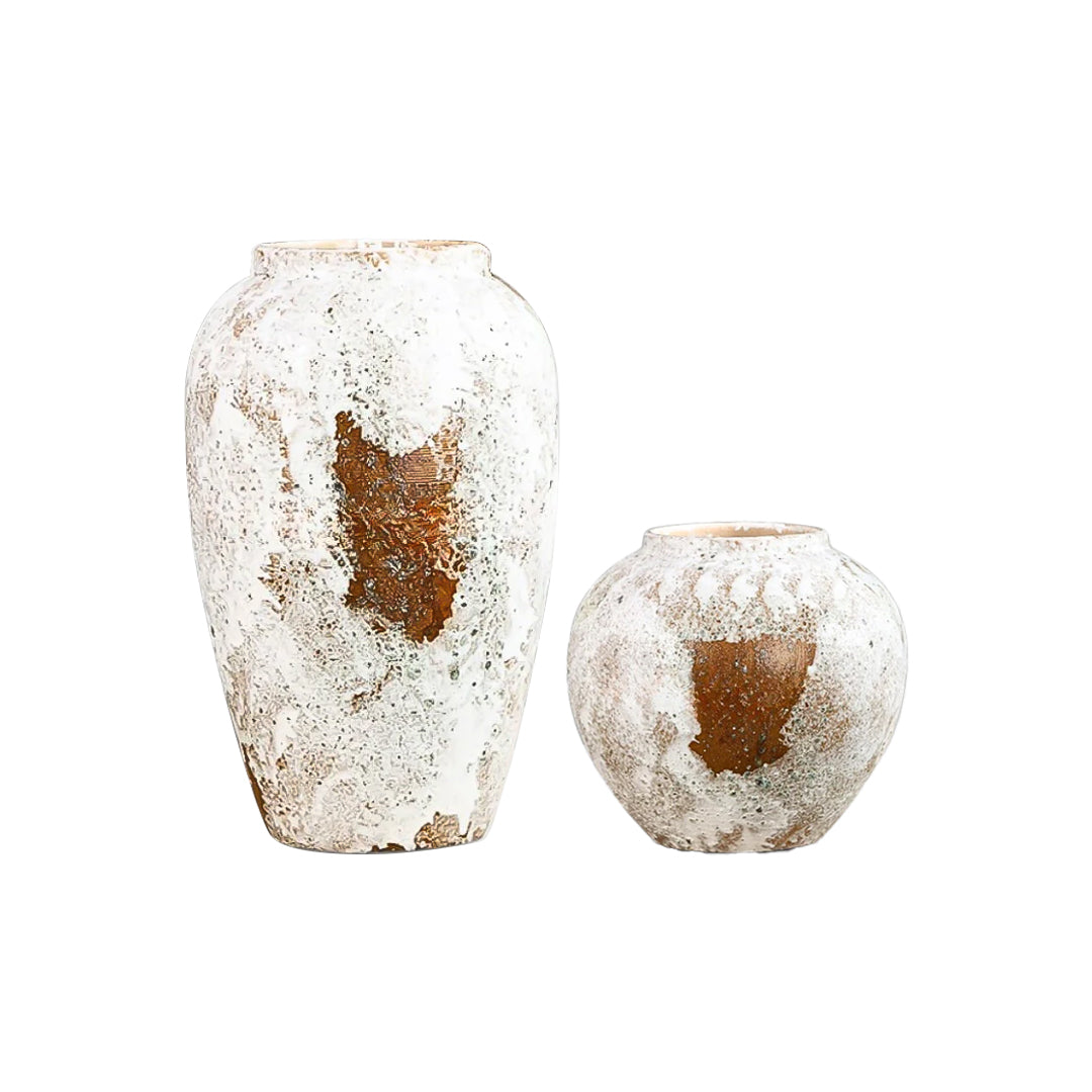 SOGA Home & Living Bundle – Gradient White Ceramic Flower Vases for Elegant Home Decor-0