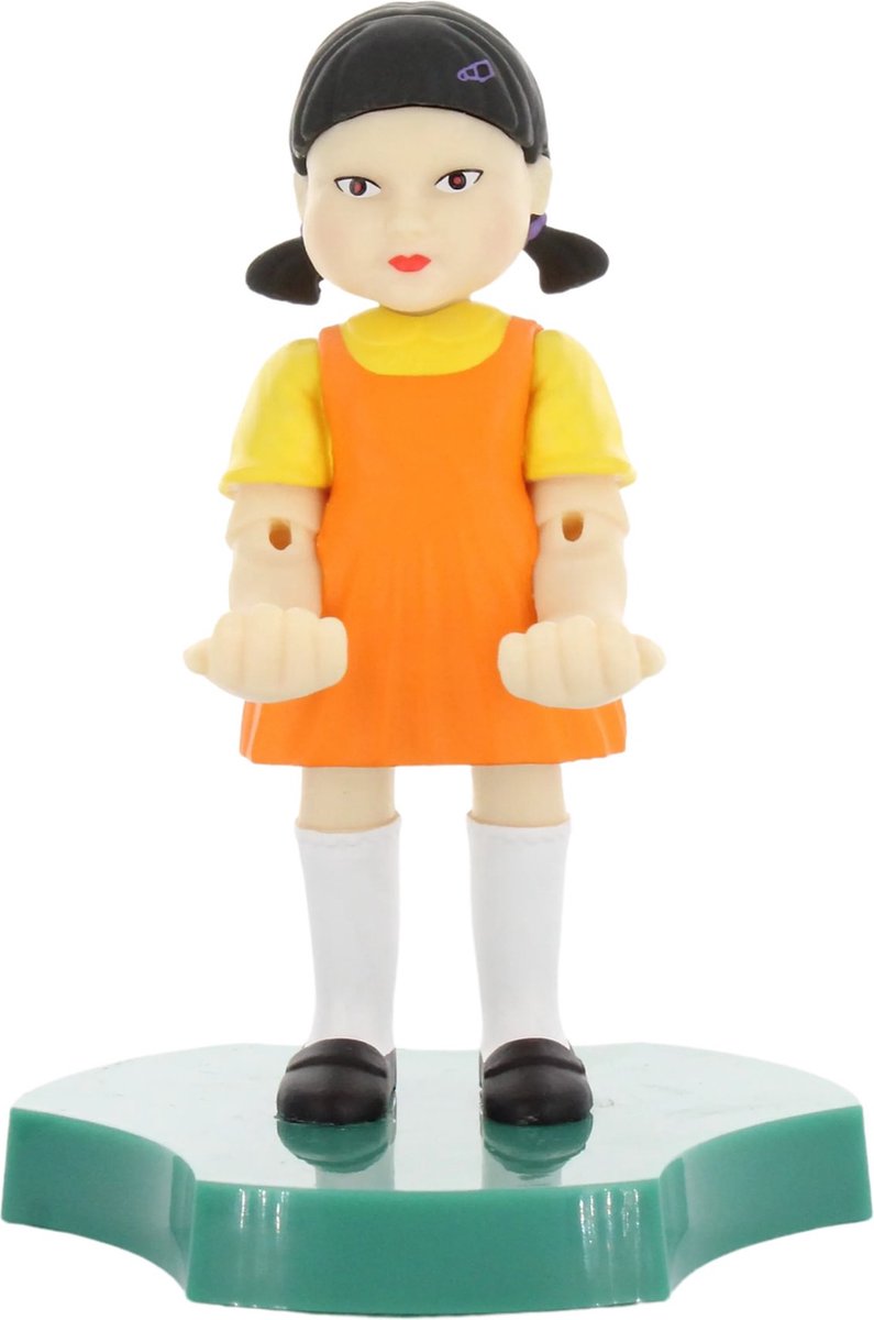 Exquisite Gaming Cable guys holdems - squid game - young-hee girl oordopjes en telefoon houder