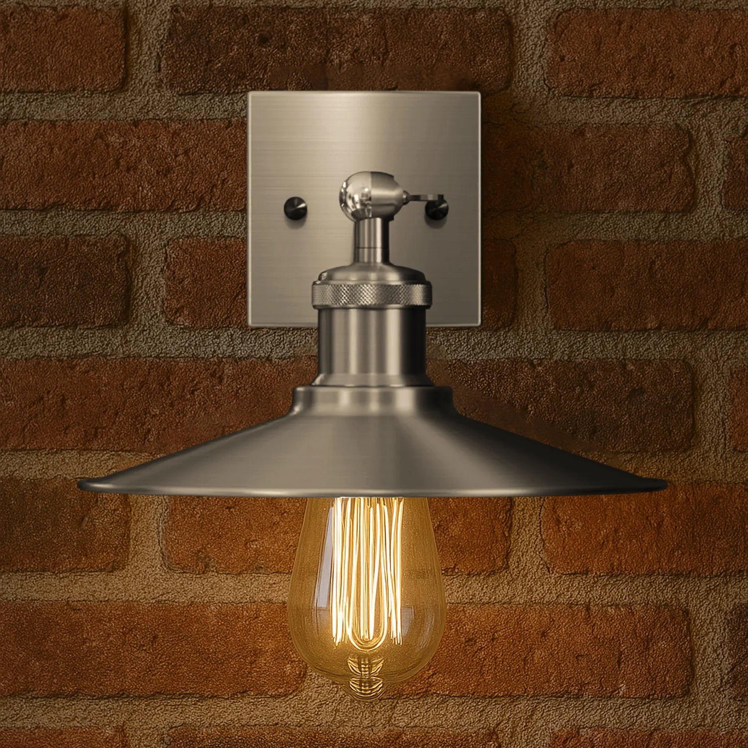 Satin Nickel Wall Light Lamp Sconces Living Room Home Decor~2592-2