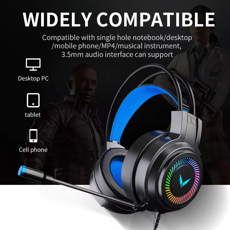 Virtual Surround Gaming Headset Black