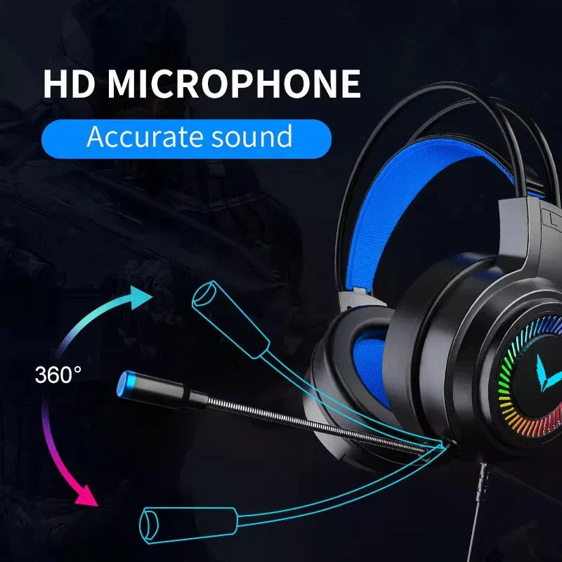 Virtual Surround Gaming Headset Black