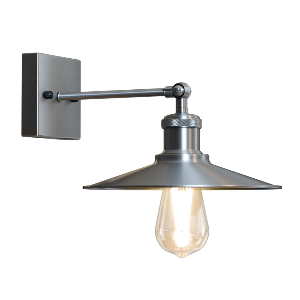 Satin Nickel Wall Light Lamp Sconces Living Room Home Decor~2592-4