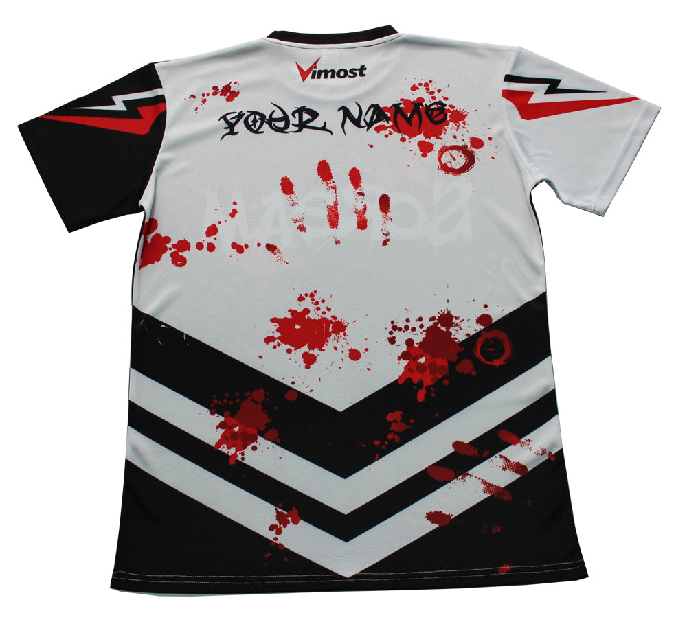Custom Black and White Gaming Esports Jersey for Teams
