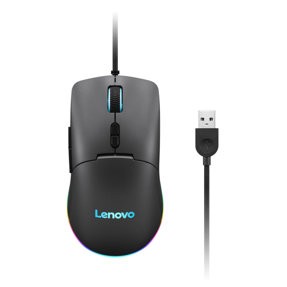 Lenovo m210 RGB Gaming Mouse (Black, 8000 DPI, RGB)