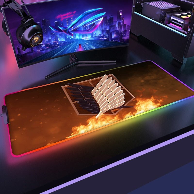 Attack on Titan Gaming RGB Keyboard Mat